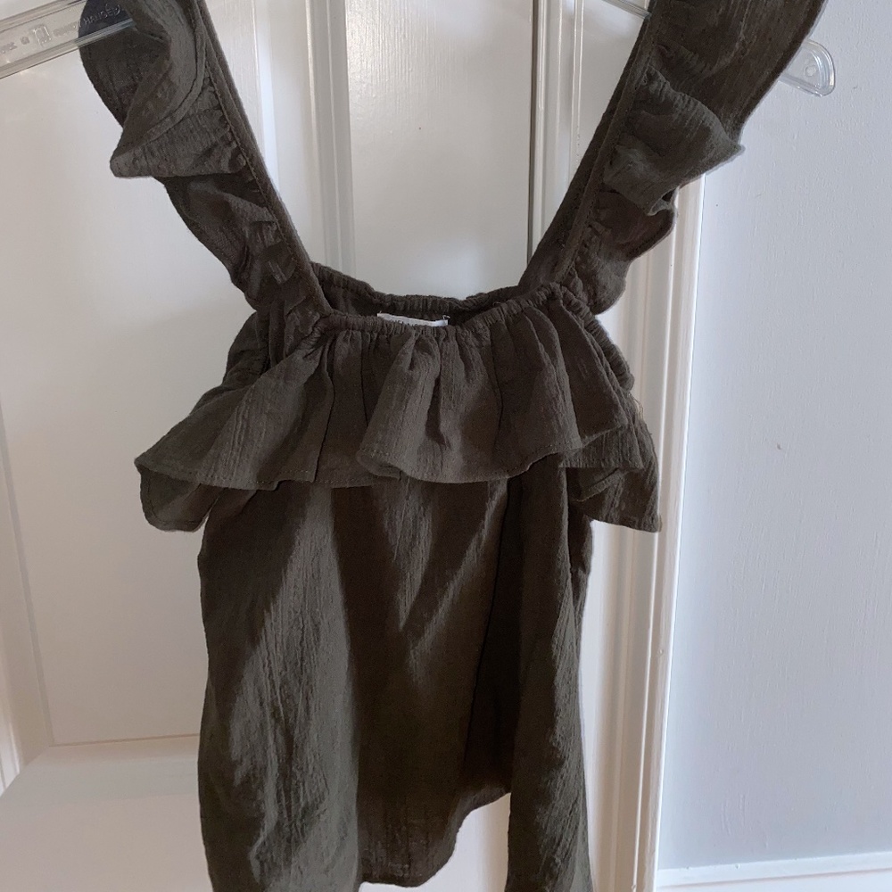 Army Green Tank Top